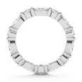 thumbnail image 4 of Marquise & Round Shape Lab Grown Diamond Kenzie Eternity Ring For Women | 2 Carat IGI Certified 14K White Gold | FG-VS Quality Friendly Diamonds Eternity Ring Size 9, 4 of 4