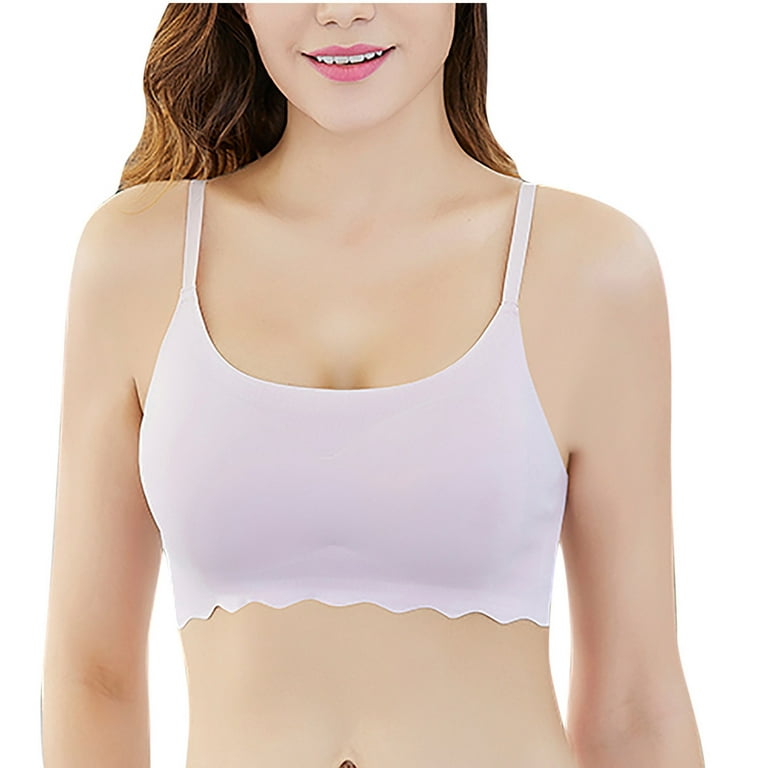 Aueoeo Seamless Sports Bras for Women, Compression Bra for Women Women  One-Piece Sports No-Trace Yoga Seamless Underwear Sleeping Bra 