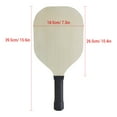 thumbnail image 3 of Wood Pickleball Paddle Sports Pickleball Racket DIY Blank Pickleball Racquet for Outdoor Indoor, 3 of 7