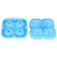 thumbnail image 2 of Moule à Glace 4 Compartiments Réutilisable en Forme de Diamant Plateau de Fabrication de Glaçons Fournitures de Cuisine Maison (Bleu), 2 of 9