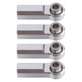 thumbnail image 1 of RC Car Metal Ball Joint, 4PCS Alloy 7.0mm Diameter M4 Thread Straight Link Rod End, Clockwise Thread Tie Rod End Ball  Holder Link, Link Linkage Rod End for 1/10 Model Car, 1 of 7