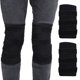 thumbnail image 4 of Rodillera autocalentable para hombre y mujer, Protector de soporte, almohadilla térmica cálida, rodilleras para deportes al aire libre, color negro, 2 uds., 4 of 8