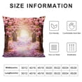 thumbnail image 5 of Creowell Flowers Pathway Trees Pillow Covers for Couch Sofa Indoor Outdoor 1PC High-Quality Decorative Pillow Case 12x12in, 5 of 5