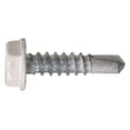thumbnail image 2 of The Hillman Group 560392 Hex Washer Head Self-Drilling Screw (#10 x 1" White Head), 2 of 2