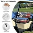 thumbnail image 6 of Uorisanigo Golf Cart Seat Covers Comfortable Golf Cart Seat Cushion Bald Eagle American Flag Front Seats Cover Kit Adjustable Straps Fit for Club Car DS, EZGO TXT RXV, 6 of 7