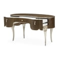thumbnail image 3 of Michael Amini Villa Cherie Transitional Wood Vanity in Hazelnut Brown, 3 of 15
