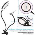 thumbnail image 4 of LED Light Magnifying Lamp 10X Adjustable Magnifying Glass Stand 360 Degree Helping Hands Soldering Multifunction Table Magnifier for Reading, Hobbies, Crafts, Assembly, Jewelry, 4 of 7