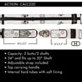 thumbnail image 4 of Action Calavera CALC22D 2x2 Stitch Hard Pool Cue Case Billiard Stick Bag Billiards Cues, 4 of 7
