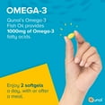thumbnail image 6 of Qunol Fish Oil Omega 3 Mini Softgels, 1000mg, Heart Health Support, 180 Count, 6 of 8