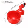 thumbnail image 4 of CAROOTU Automatic Chicken Waterer Cups Chicken Coop Accessories Filling Poultry Waterer, 4 of 7