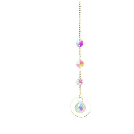 

Crystal Window Curtain Ornament Garden Decor Prism Jewellery Hanging Sun Catchers Wind Chime Pendant Home Decor 3