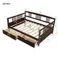 thumbnail image 4 of Full Size Daybed Wood Bed with Two Drawers, 4 of 7