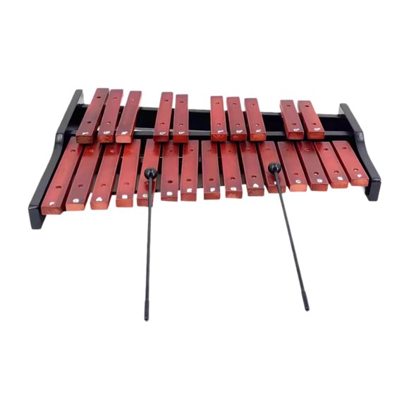 Esquirla 25 Note Glockenspiel Hand Knock Piano Toy for Music Lessons Live Performance Imitation with bag