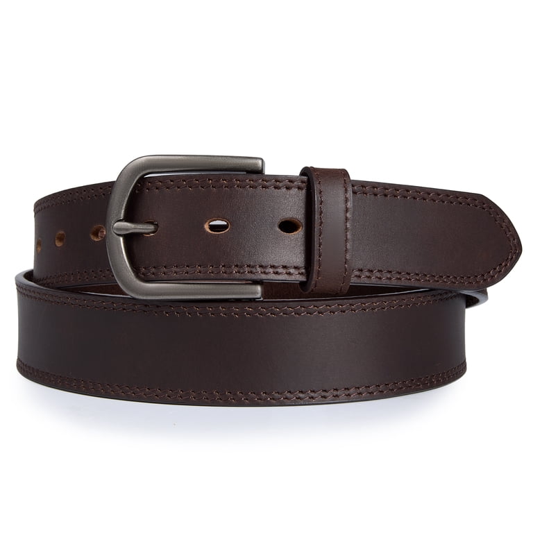 FIANMY Men's Full Grain Leather Belt, Handmade Casual photo 6