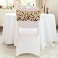 thumbnail image 2 of BalsaCircle 50 Gold 10" Big Payette Sequined Chair Sashes Events Catering, 2 of 6
