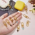 thumbnail image 3 of 20pcs 4 Color Enamel Cross Keychain Charms with Swivel Clasps - Gold Cross Car Keys Ring Accessories - Cute Purse Charms - Alloy Key Ring Charm for Purse Backpack, 3 of 7