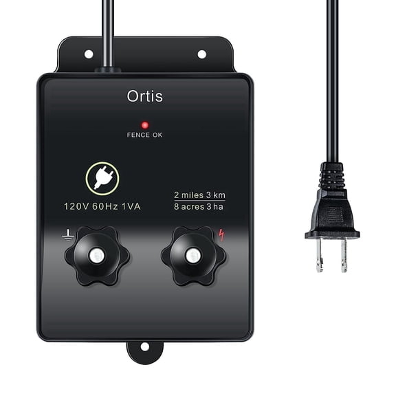 Ortis 2 Mile Electric Fence Energizer Joule Controller