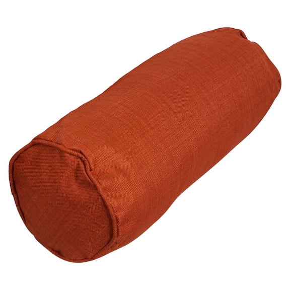 Blazing Needles 20-inch by 8-inch Double-corded Spun Polyester Bolster Pillow with Insert