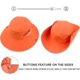 thumbnail image 3 of Women's Summer Mesh Wide Brim Sun UV Protection Hat with Ponytail Hole, 3 of 7