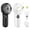 Black and White, variant on Aubiu 2-Pack Portable Handheld Fan, 5-Speed Mini Personal Fan, 3-in-1 USB Rechargeable with Strong Airflow for Travel, Office, Outdoor (Black & White)