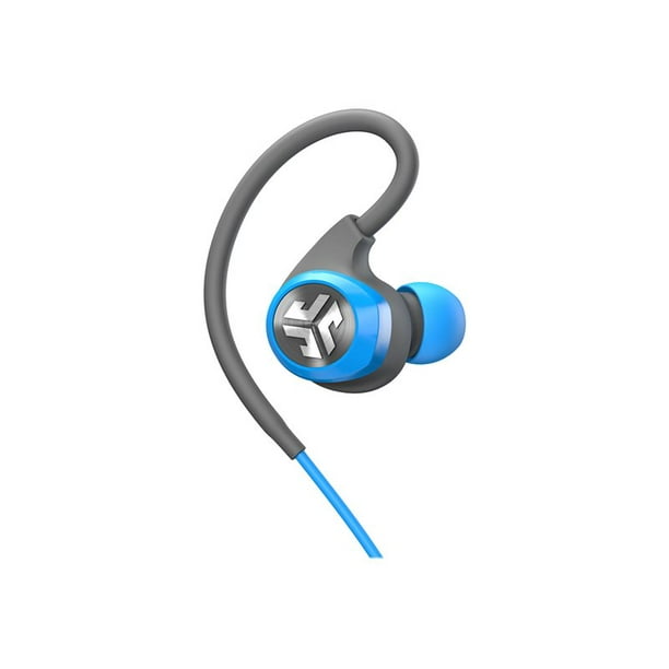 JLab Audio Epic2 Bluetooth 4.0 Wireless Sport Earbuds Blue/Gray