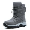 thumbnail image 3 of Lopsie Men's Snow Boots Insulated Waterproof Rugged Duty Outdoor Winter Boots, 3 of 6
