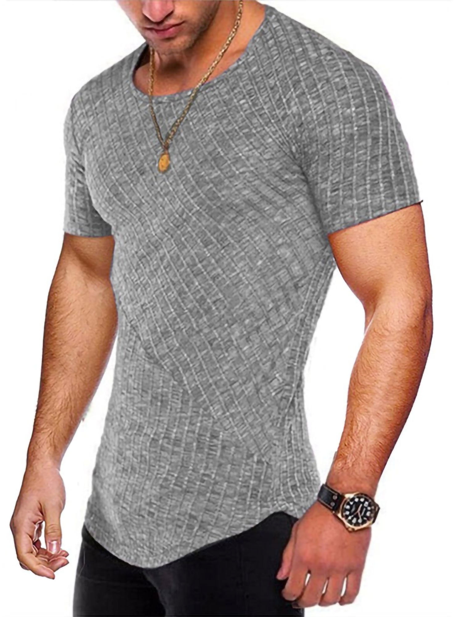 knitted t shirt mens