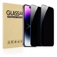 thumbnail image 1 of 2 Piezas Mica Privacidad Cristal Templado 9d Para iPhone, 1 of 8