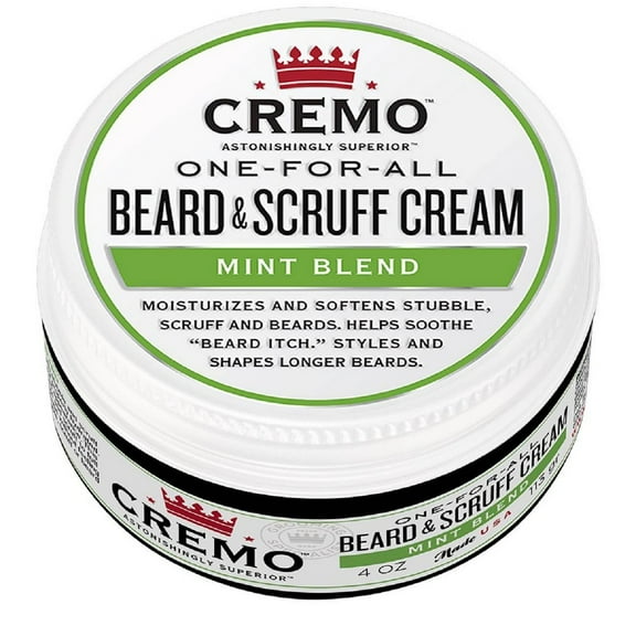 Cremo One-for-All Beard & Scruff Cream Mint Blend - 4oz (Pack of 10)