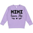 thumbnail image 2 of Inktastic Mimi Loves Me Baby Clothes Girl Toddler Sweatshirt, 2 of 4