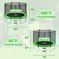thumbnail image 5 of Outdoor Trampolines 8ft 10ft 12ft 14ft 15ft,Exercise Trampolines with Enclosure Net and Ladder,Recreational Anti-Rust Trampolines for Kids and Adults, 5 of 9