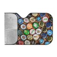 thumbnail image 2 of Bingfone Beer Caps Car Windshield Sunshade,Sun Foldable Sun Shield Sun Visor For Car - Small, 2 of 8