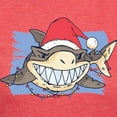 thumbnail image 3 of CafePress - Christmas Shark T Shirt - Womens Tri-blend T-Shirt, 3 of 4