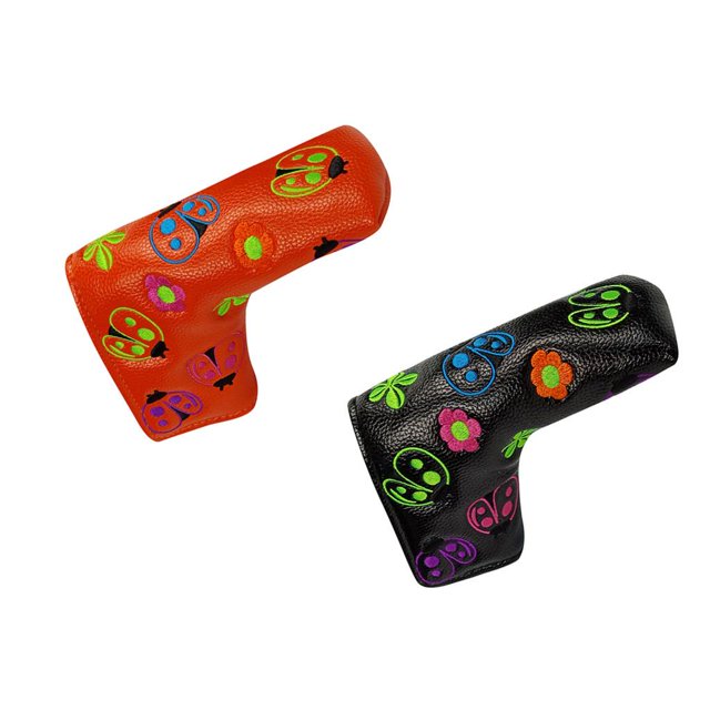 2x Cubierta de Protección de Cubierta de Putter de material cuero PU Universal para Exteriores Sharpla Funda para putter