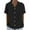 Black, variant on WRKEKC Short Sleeve Shirts for Women, Summer T-Shirts for Women, Women's Short Sleeve Lapel Collar V-Neck Solid Color Button-Down Casual Shirt Tops