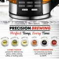 thumbnail image 2 of Gourmia Electric Kettle 1.7L with 6 Presets, Digital Display, and Tea Infuser, Green, 2 of 10