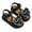 Black, variant on LIIPEE Girls Boys Sandals Summer Fashion New Open Toe Non- Soft Sole Hook And Loop Strap Bowknot Shoes Girl Comfort Party Sandal,Black,15-18 Months