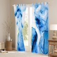 thumbnail image 3 of Blue Swirl Blackout Curtains Navy Marble Curtains Psychedelic Stone Pattern Curtains & Drapes Watercolor Artwork Black Out Curtains Modern Abstract Window Curtains for All Seasons Luxury Room Decor, 3 of 6