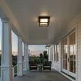 thumbnail image 2 of Artcraft Lighting Overbrook 1-Light Outdoor Flush Mount Black, 2 of 6
