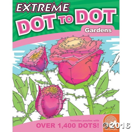 Extreme Dot to Dot: Gardens, TOYS THAT TEACH: Studies show that connect-the-dot puzzles are one of the best tools for teaching children a multitude of high.., By