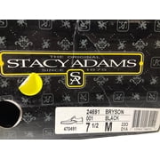 Stacy Adams Bryson Mens Black Leather Oxfords Shoes 24691, Black - Size 7.5M US