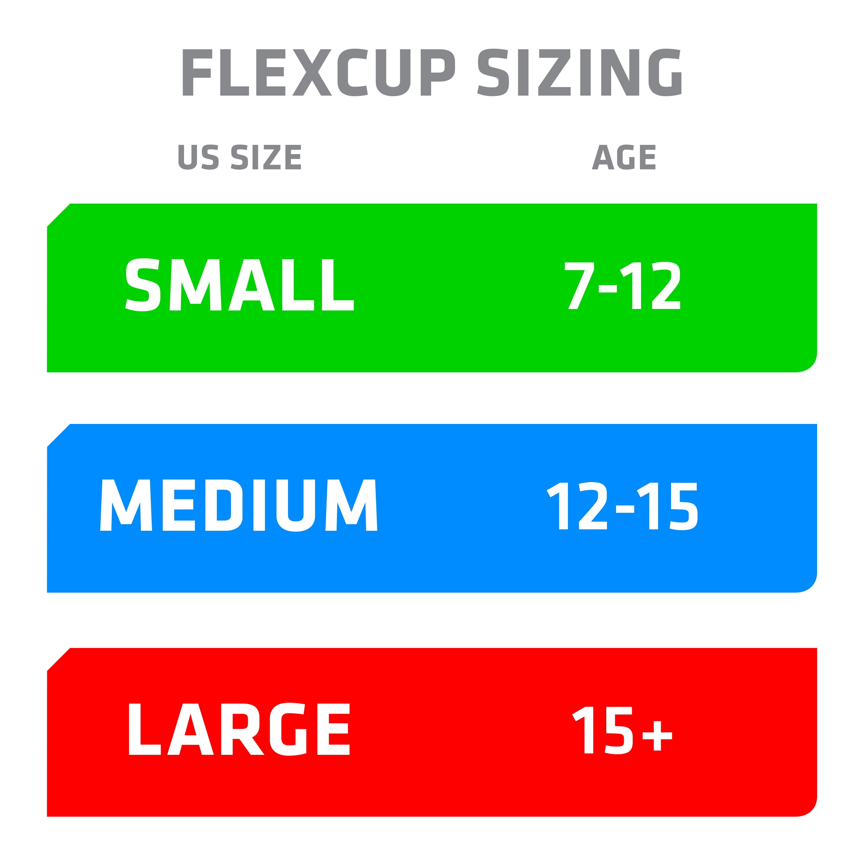 (3 pack) Shock Doctor, Protective Flex Cup, Teen, M, White and Blue