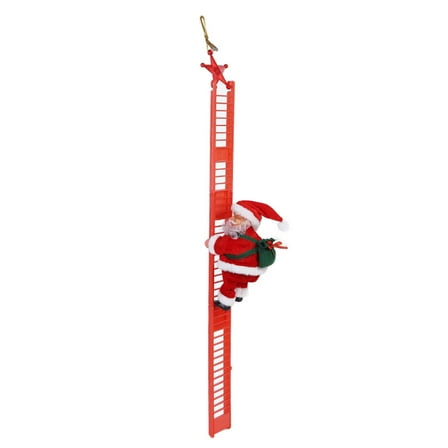 Zeiwohndc Santa Climbing Ladder Electric Climbing Ladder Decoration Interesting