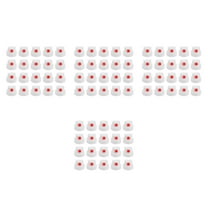 Hemoton 80 PCS  Plastic Spray Can Nozzles White Fat Spray Paint Caps for Graffiti Replacement Nozzles Spray Paint Tips Dot Fat Spray Paint Caps Plastic Spray Nozzles White Spray Paint Replacement Caps