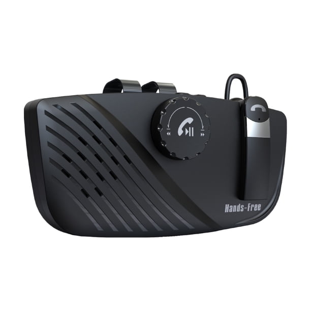 Altavoz Manos Libres Para Automóvil Kit De Auriculares Bluetooth Smart Vibration Induction Boot Sun Visor Altavoz De Audio,Sp16 2 En 1