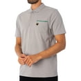 thumbnail image 2 of Fila Gold Bruni Pocket Polo Shirt, Grey, 2 of 5