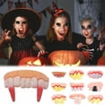 thumbnail image 2 of April Fools' Day Prank Toys Halloween Props With Various Shapes Funny Fake Buck Teeth, 2 of 8