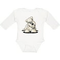 thumbnail image 3 of Inktastic Curious Wheaten Terrier Boys or Girls Long Sleeve Baby Bodysuit, 3 of 5