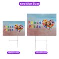 thumbnail image 5 of Peace Love Pride Dachshund with Rainbow Sunglasses LGBT LGBTQ+ Yard Sign Wiener Dog Lover Gifts Idea Outdoor Home Lawn Garden Porch Decor - 01004, 5 of 5