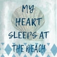thumbnail image 2 of Lewis, Sheldon 12x12 Black Ornate Wood Framed with Double Matting Museum Art Print Titled - At The Beach, 2 of 4